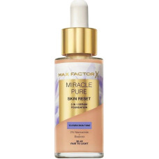 Max Factor Miracle Pure 2w1 Skin Reset pielęgnujący podkład z serum o wegańskiej formule 30-40 Fair to Light 30ml