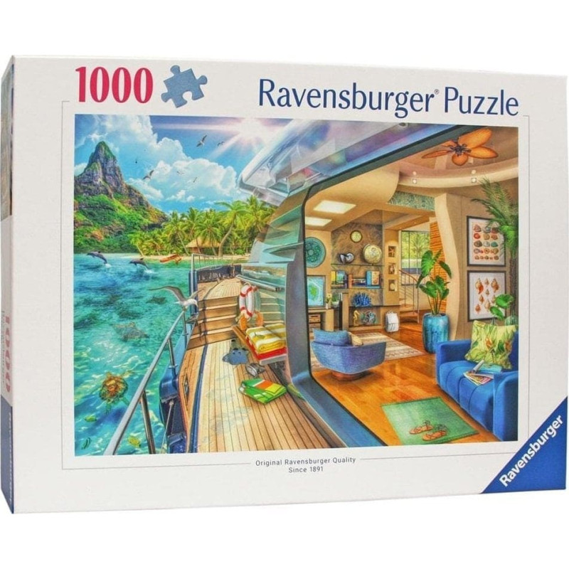 Ravensburger Puzzle Rejs w tropiki 1000 elementów