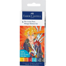 Faber-Castell Pisaki Pitt Artist Pen Manga Shonen 6szt