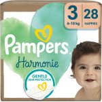 Pampers Harmonie Baby Pieluszki, rozmiar 3, 6kg-10kg ,28 szt.