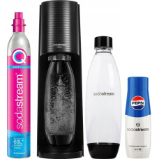 Sodastream Saturator Sodastream Terra + 1 butelka + gaz + syrop Pepsi Czarny