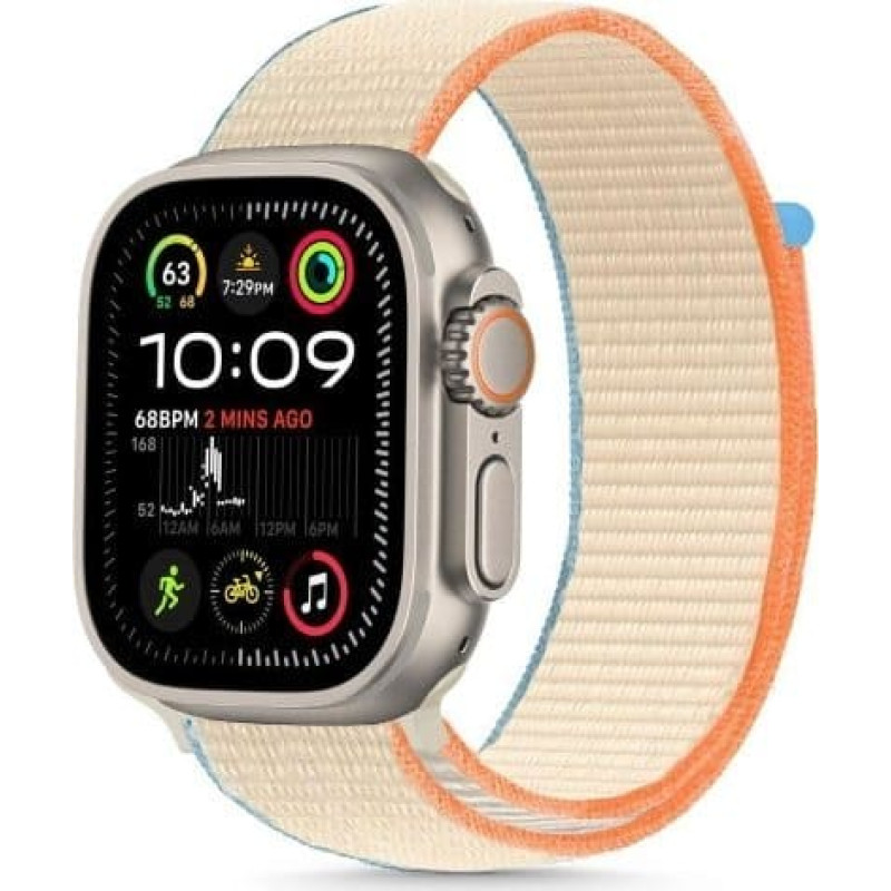 Tech-Protect TECH-PROTECT NYLON APPLE WATCH 6 / 7 / 8 / 9 / 10 / SE (40 / 41 / 42 MM) CREAM