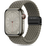 Tech-Protect Pasek do APPLE WATCH 4 / 5 / 6 / 7 / 8 / 9 / SE / ULTRA 1 / 2 (42 / 44 / 45 / 49 MM) Tech-Protect Nylonmag Olive szare