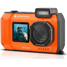Agfaphoto Aparat Podwodny Wodoszczelny 7m 24mp 4k 2x Lcd 18x Zoom / Agfaphoto Wp9500 Pomarańczowy