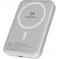 Wozinsky Powerbank magnetyczny Wozinsky WRW349YWS 10 000 mAh - biały