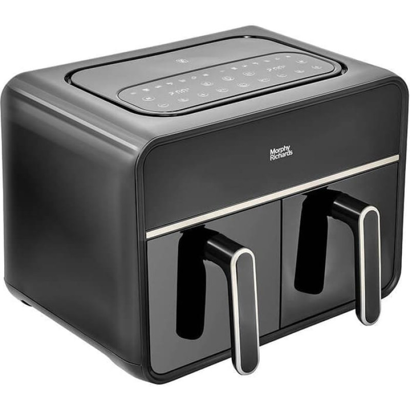 Morphy Richards 480020 frytkownica Podwójny 7,2 l 2100 W Frytkownica na gorące powietrze Czarny