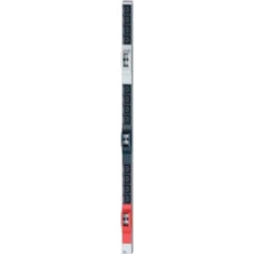 Bachmann BACHMANN IT PDU ALU 1HE 12xC19 6-żyłowy wyłącznik kablowy CEE 3L+N+PE 32A czerwony