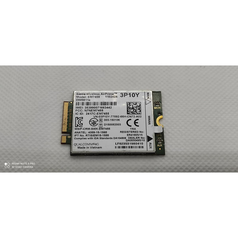 Dell WWAN CARD 4G LAT. E5270/E5570