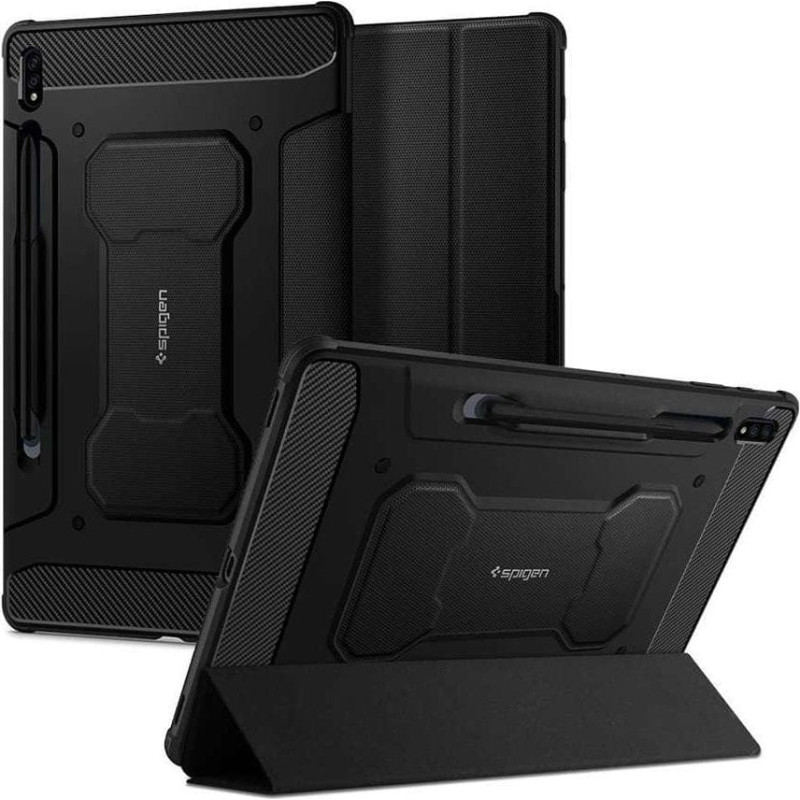 Spigen Etui na tablet Spigen Etui Spigen Rugged Armor Pro do Samsung Galaxy Tab S7 11.0 T870/T875 Black