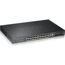 Zyxel GS2220-28HP-EU0101F network switch Managed L2 Gigabit Ethernet (10/100/1000) Power over Ethernet (PoE) Black