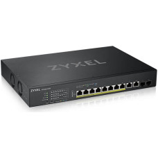 Zyxel XS1930-12HP-ZZ0101F network switch Managed L3 10G Ethernet (100/1000/10000) Power over Ethernet (PoE) Black