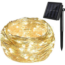 Progarden Lampki SOLARNE ogrodowe do ogrodu 200x LED lampka ekologiczna 12m