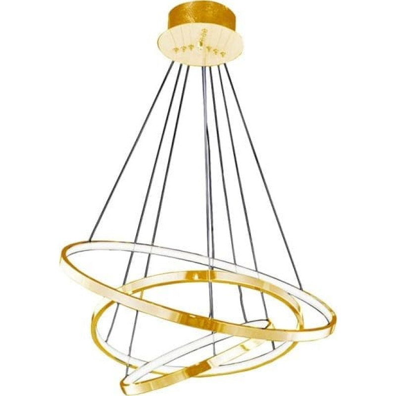 Azzardo Lampa wisząca Azzardo WHEEL nowoczesna złoty  (AZ2918)