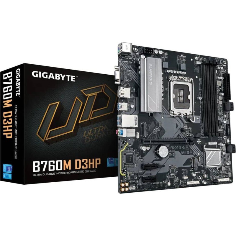 Gigabyte Płyta główna Gigabyte MB GBT Intel 1700 B760M D3HP