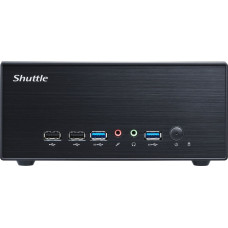 Shuttle Komputer Shuttle Shuttle XP slim XH610G2 komputer typu barebone Komputer stacjonarny Czarny Intel H610 LGA 1700