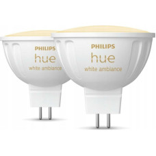 Signify Philips Hue White Amb. MR16 LED Lampe Doppelpack 2x400lm