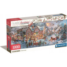 Clementoni CLE puzzle 1000 Panorama Christmas+poster 39927