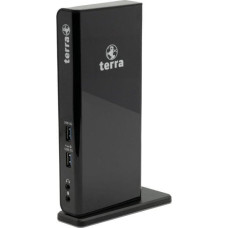 Wortmann Ag Stacja dokująca TERRA MOBILE 732 USB-A/C Dual Display z zasilaczem 5V/4A, USB-A/C do notebooków