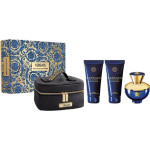 Versace Dylan Blue Pour Femme edp 100ml + żel pod prysznic 100ml + balsam do ciała 100ml + kosmetyczka