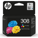 HP 308 Tri-color Original Ink Cartridge