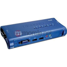 Trendnet Przełącznik TRENDnet 4 PORT USB KVM SWITCH KIT (TK-409K) - Z010284