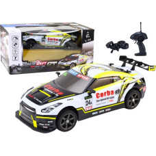 Leantoys Auto Sportowe RC 1:16 Drift  Wymienne Koła Biało-Żółte