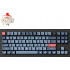 Keychron - V3 Max QMK/VIA Wireless Custom Mechanical Keyboard - Klawiatura mechaniczna Fully Assembled Knob Red