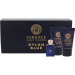 Versace Pour Homme Dylan Blue Zestaw dla mężczyzn EDT 5 ml + Żel pod prysznic 25 ml + Balsam po goleniu 25 ml