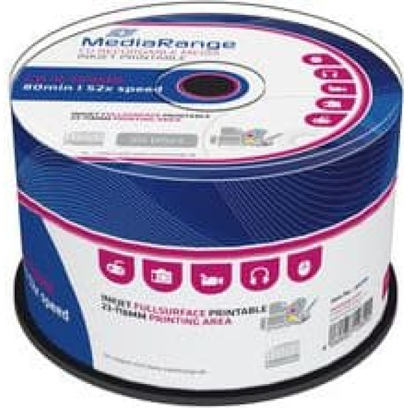 Mediarange CD-R 700 MB 52x 50 sztuk (MR208)