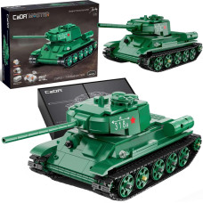 Cada Cada Klocki konstrukcyjne czołg T-34 Medium Tank RC 722 elementów