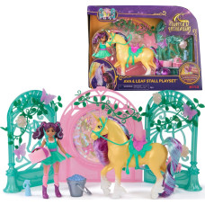 Usorteret Unicorn Academy Ava & Leaf Stall Playset