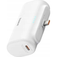 Baseus Powerbank Baseus Compact 5000mAh, 20W, USB-C (biały)