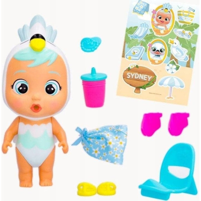 Tm Toys ML Tm Toys Laleczka Cry Babies Magic Tears Beach Babies, Sydney