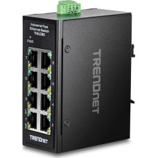 Trendnet Switch TRENDnet TRENDnet 8-Port Industrial Fast Ethernet DIN-Rail MiniSwitch