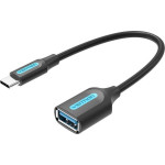 Vention Adapter USB Vention Kabel USB-C 3.1 męski do USB-A żeński OTG Vention CCVBB 0,15 m, czarny, PVC