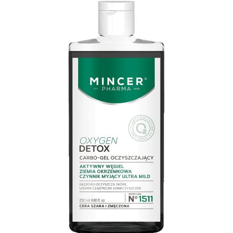 Mincer Pharma Oxygen Detox Carbo-gel oczyszczający nr 1511 250ml