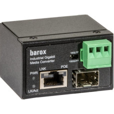 Barox PC-PMC101-GME konwerter sieciowy 1000 Mbit/s Czarny