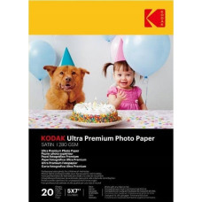 Kodak Papier KODAK Foto Fotograficzny do Drukarki 20 szt 5x7'' 13x18cm 280g SATIN / 9891-655