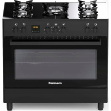 Ravanson Kuchenka Ravanson Kuchnia gazowo-elektryczna Ravanson KWGE-K90 GLASS black