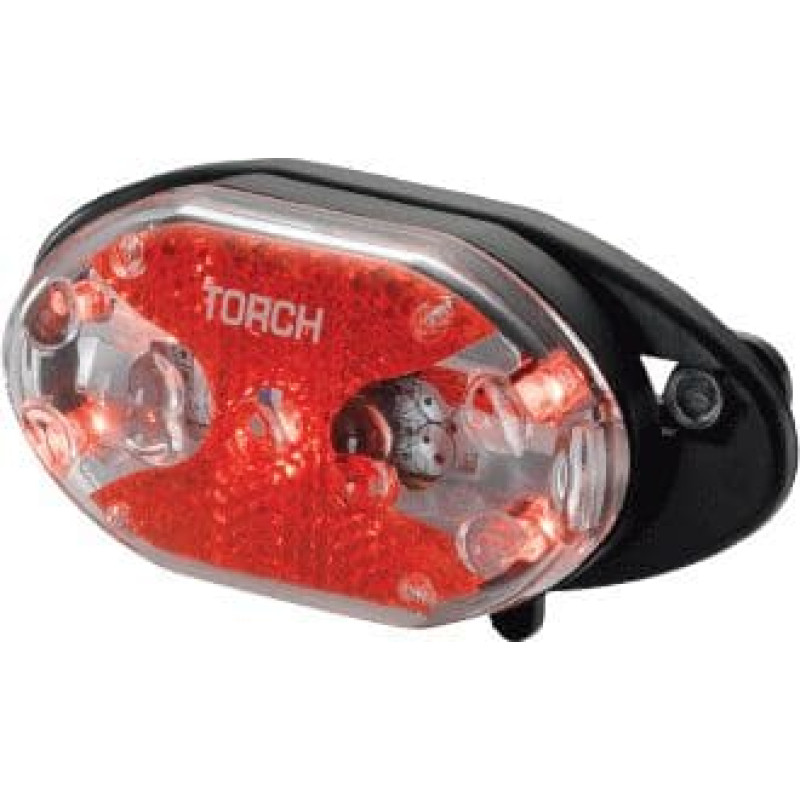 Torch Lampka tylna TAIL BRIGHT 5X CARRIER FIT czarna (TOR-54020)