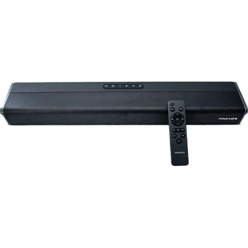 Promate CastBar60 Ultra-Slim SoundBar with Subwoofer 60W