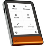 Ledger Flex Bitcoin Orange - Portfel kryptowalutowy