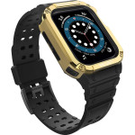 Hurtel Protect Strap Band opaska z etui do Watch 7 / 6 / 5 / 4 / 3 / 2 / SE (45 / 44 / 42mm) obudowa pancerny pokrowiec na zegarek czarny