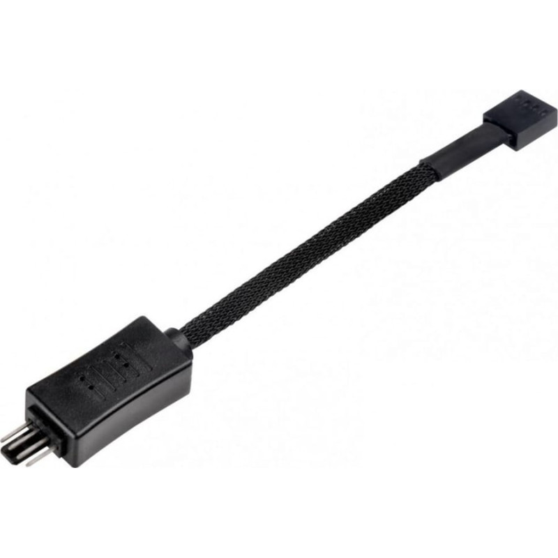 Silverstone 4-pin - 4-pin, 0.1m, Czarny (40165)