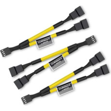 Noctua 4-pin - 4-pin x2, 0.3m, Żółty (NA-SYC1.yellow)