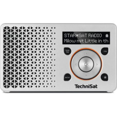 Technisat DIGITRADIO 1 (silber/orange, UKW, DAB+, Klinke)