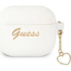 Guess Etui Guess GUA3LSCHSH Apple AirPods 3 cover biały/white Silicone Charm Collection