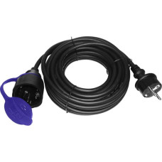 Orno Przedłużacz warsztatowy bryzgoszczelny IP44, 1x2P+Z (schuko) 20m, kabel gumowy olejoodporny H07RN-F 3x1,5mm2, 230VAC/16A