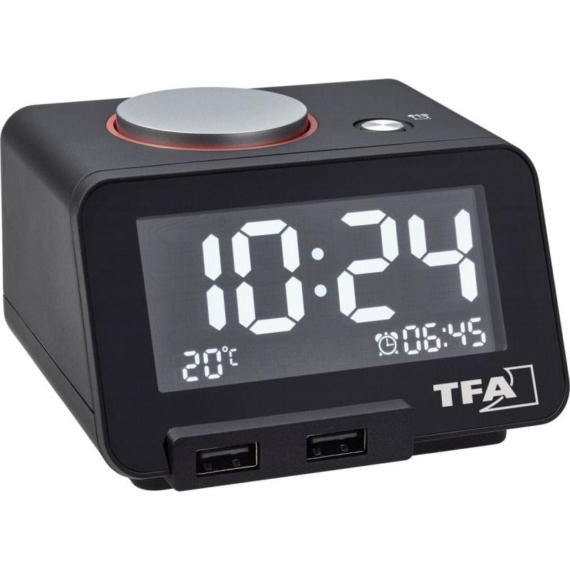 TFA Homtime Digital Alarm Clock (60.2017.01)