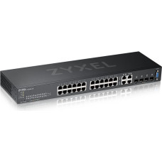 Zyxel GS2220-28-EU0101F network switch Managed L2 Gigabit Ethernet (10/100/1000) Black